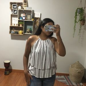 Sleeve less girly blouse